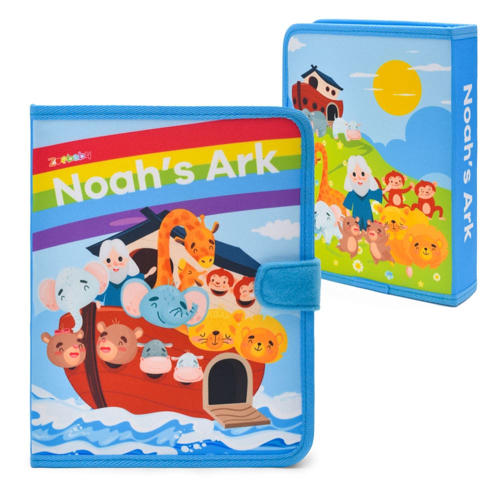 Custom Noah’s Ark Bible Story Montessori Religious Formation Preschool Toddler Early Educational Toy Felt Cloth Quiet Book for Kids