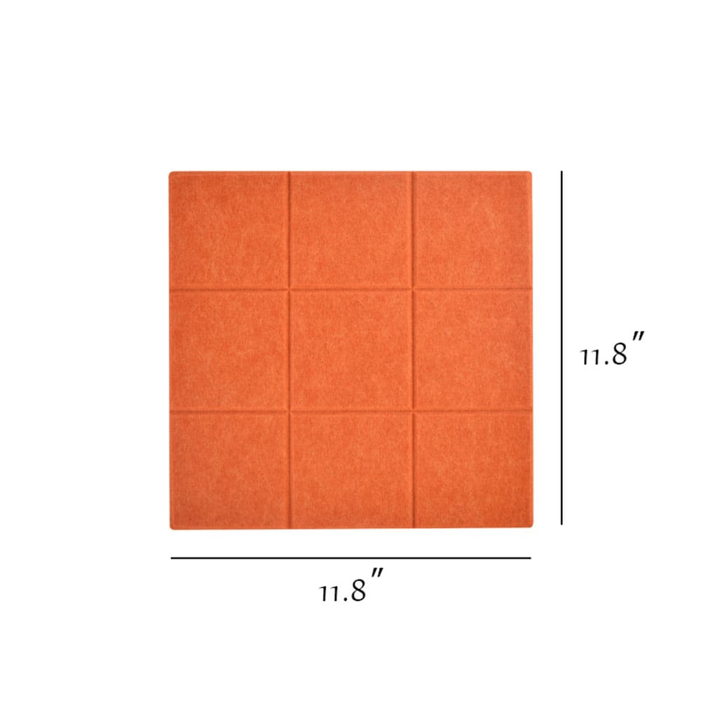 Custom Color Size PET Felt Acoustic Panels Eco-Friendly Decorative Wall Tiles Sound Absorbing Boards for Office & Studio