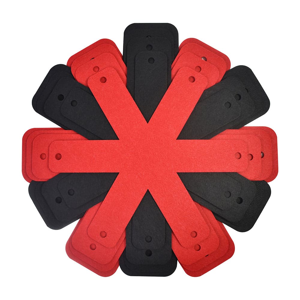 Custom Color Felt Pan & Plate Protectors Mats ECO-friendly Pot and Bowl Divider Guard Pads for Kitchenware