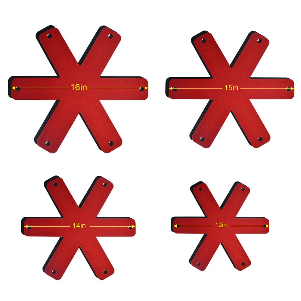 Custom Color Felt Pan & Plate Protectors Mats ECO-friendly Pot and Bowl Divider Guard Pads for Kitchenware