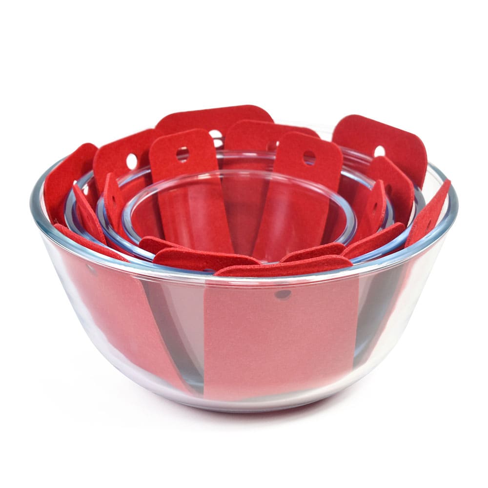 Custom Color Felt Pan & Plate Protectors Mats ECO-friendly Pot and Bowl Divider Guard Pads for Kitchenware