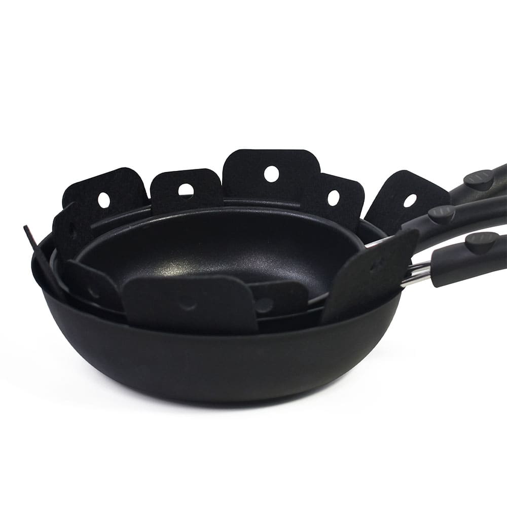 Custom Color Felt Pan & Plate Protectors Mats ECO-friendly Pot and Bowl Divider Guard Pads for Kitchenware