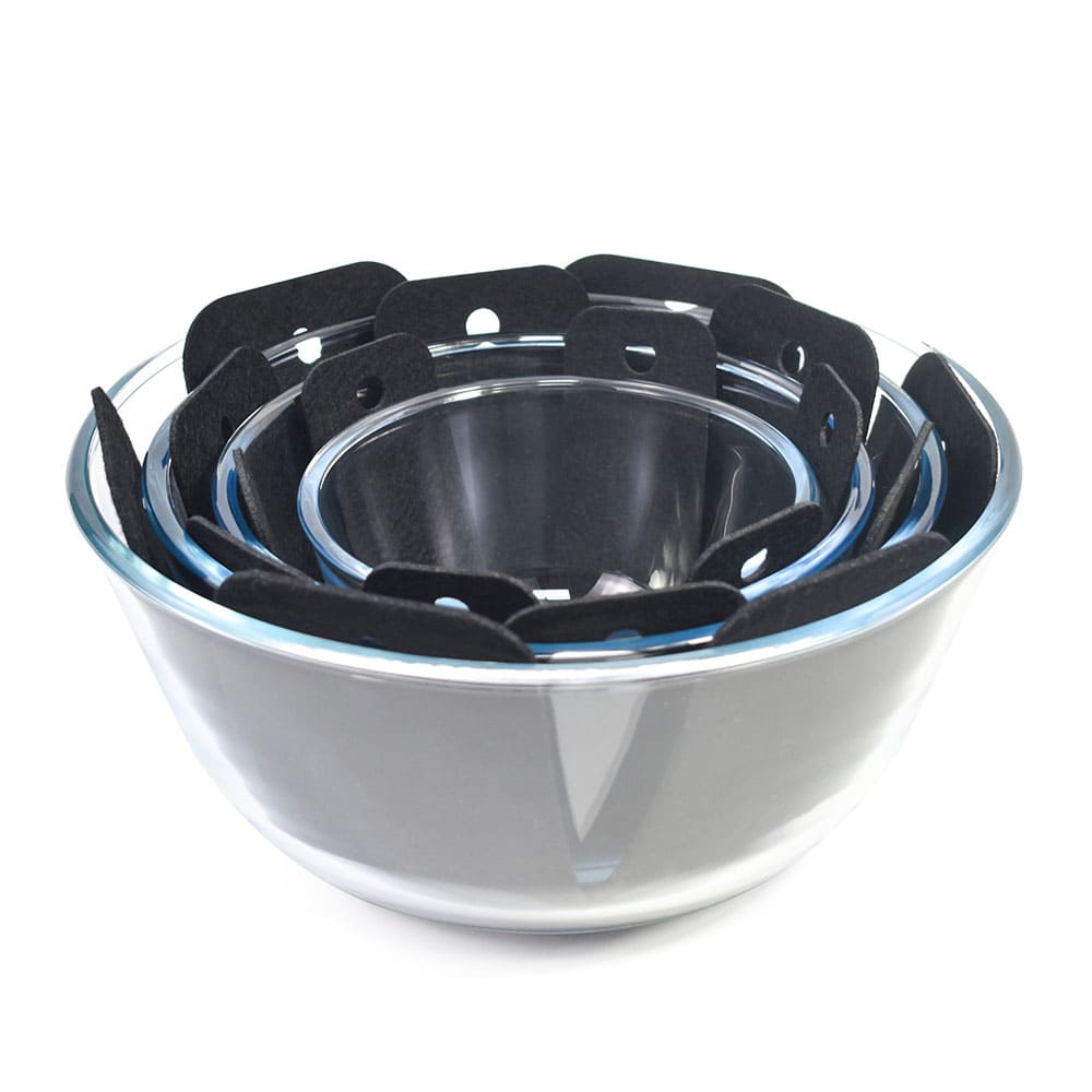 Custom Color Felt Pan & Plate Protectors Mats ECO-friendly Pot and Bowl Divider Guard Pads for Kitchenware
