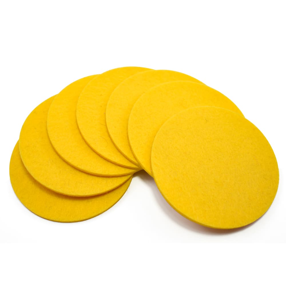 Custom Logo Felt Coasters Set Eco-Friendly Colors Modern Anti-Slip Drink Mats for Tabletop Protection