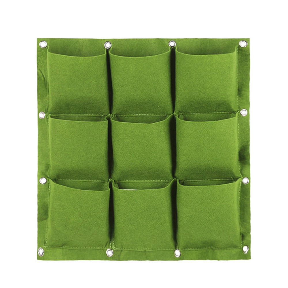Custom Multi-pocket Felt Grow Bags Eco-Friendly Vertical Wall Breathable Garden Planter for Garden & Balcony Planting