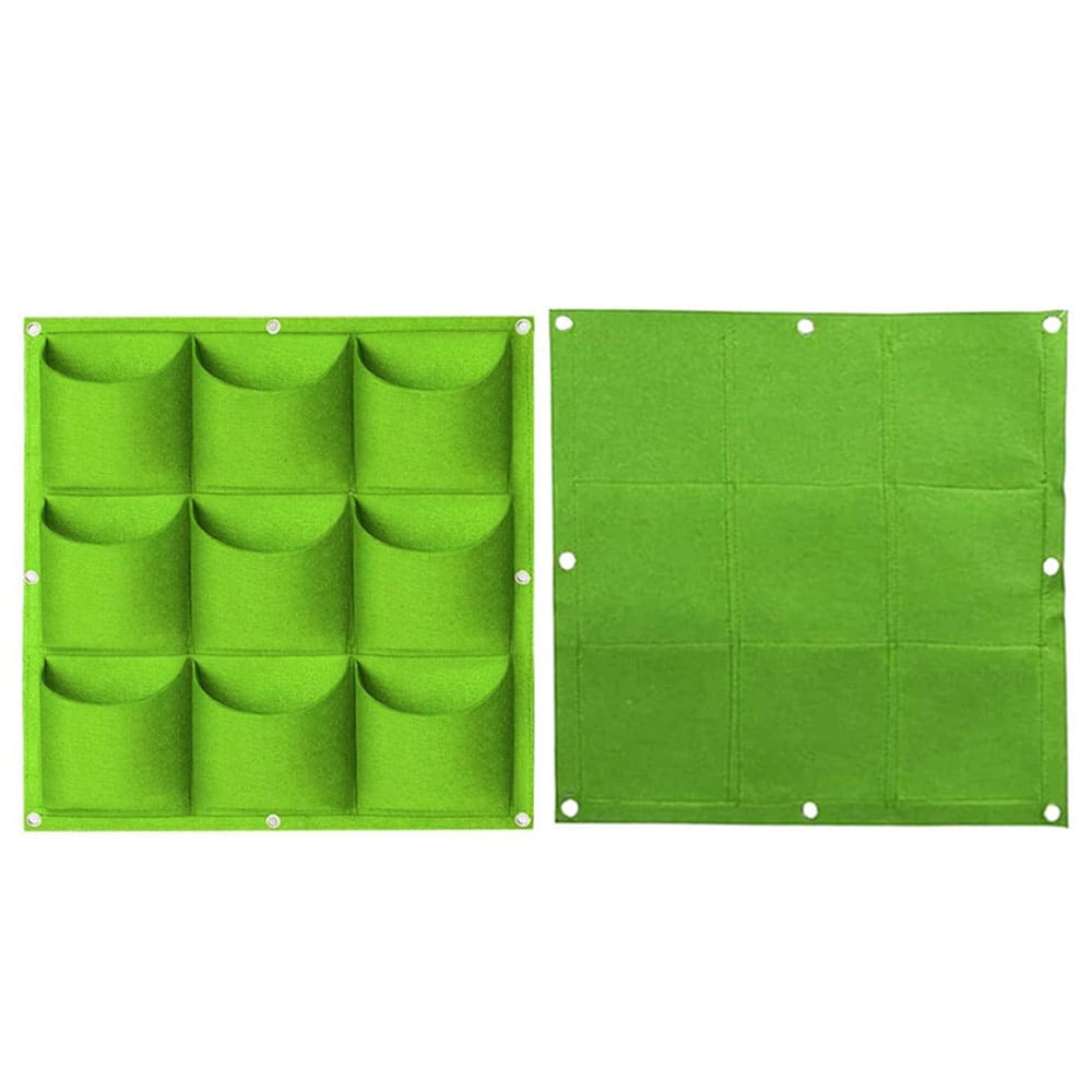 Custom Multi-pocket Felt Grow Bags Eco-Friendly Vertical Wall Breathable Garden Planter for Garden & Balcony Planting