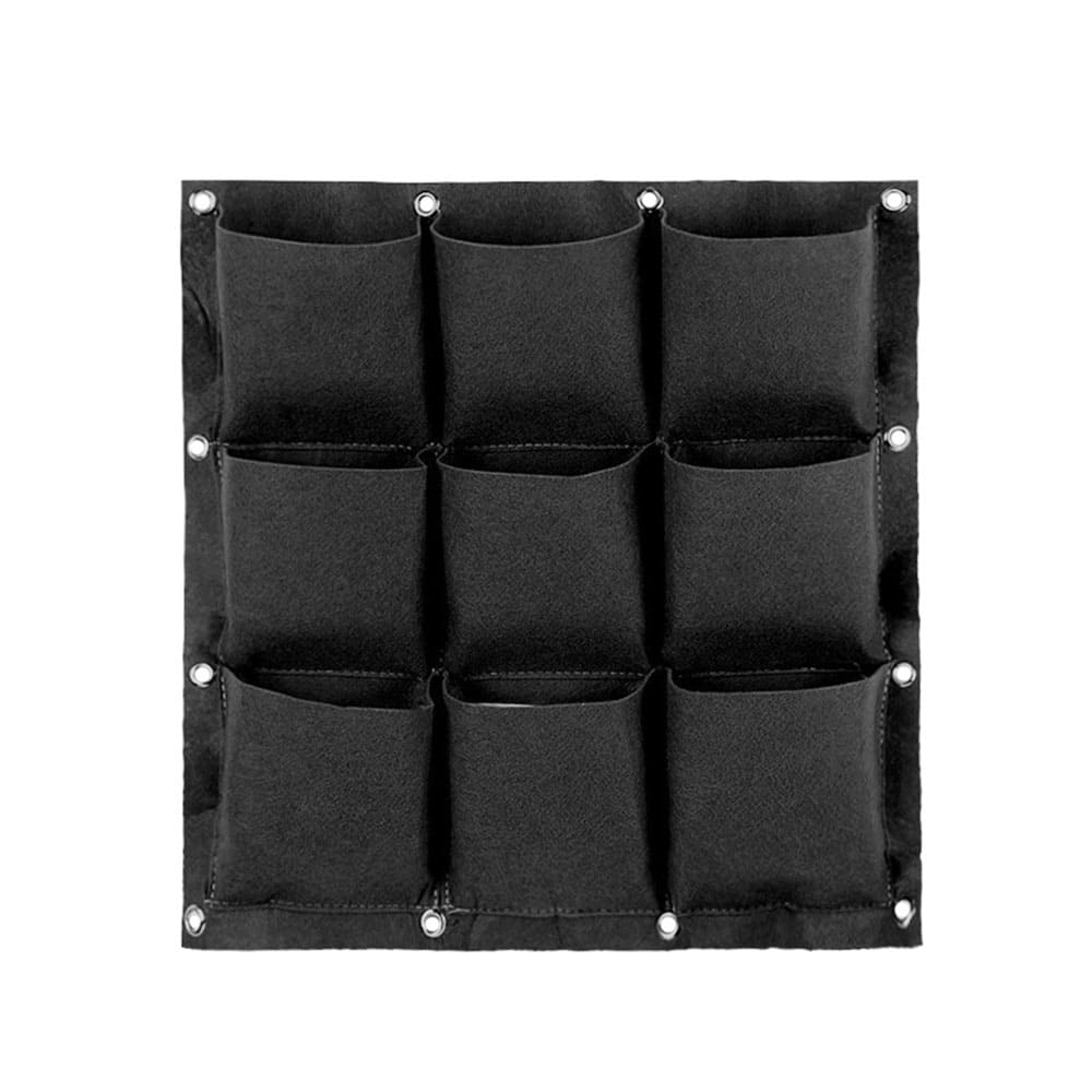 Custom Multi-pocket Felt Grow Bags Eco-Friendly Vertical Wall Breathable Garden Planter for Garden & Balcony Planting