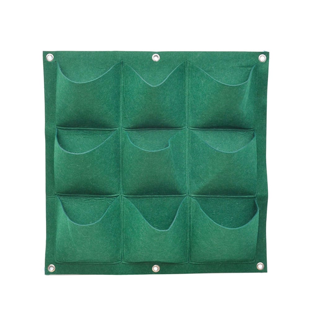 Custom Multi-pocket Felt Grow Bags Eco-Friendly Vertical Wall Breathable Garden Planter for Garden & Balcony Planting
