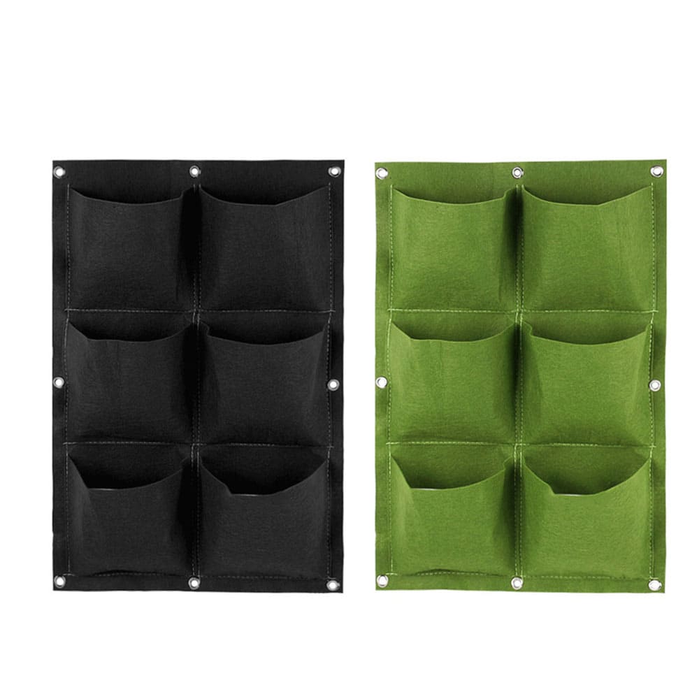 Custom Multi-pocket Felt Grow Bags Eco-Friendly Vertical Wall Breathable Garden Planter for Garden & Balcony Planting
