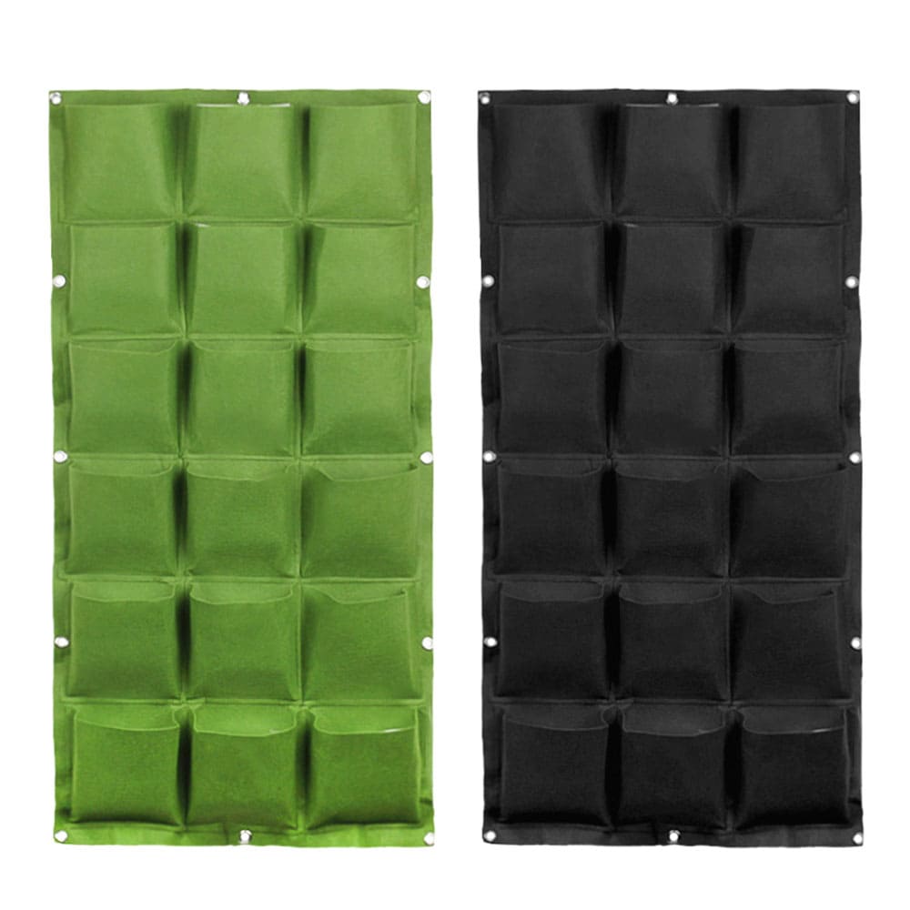 Custom Multi-pocket Felt Grow Bags Eco-Friendly Vertical Wall Breathable Garden Planter for Garden & Balcony Planting