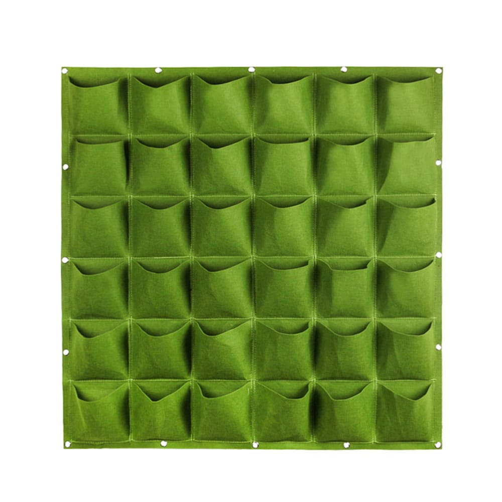 Custom Multi-pocket Felt Grow Bags Eco-Friendly Vertical Wall Breathable Garden Planter for Garden & Balcony Planting