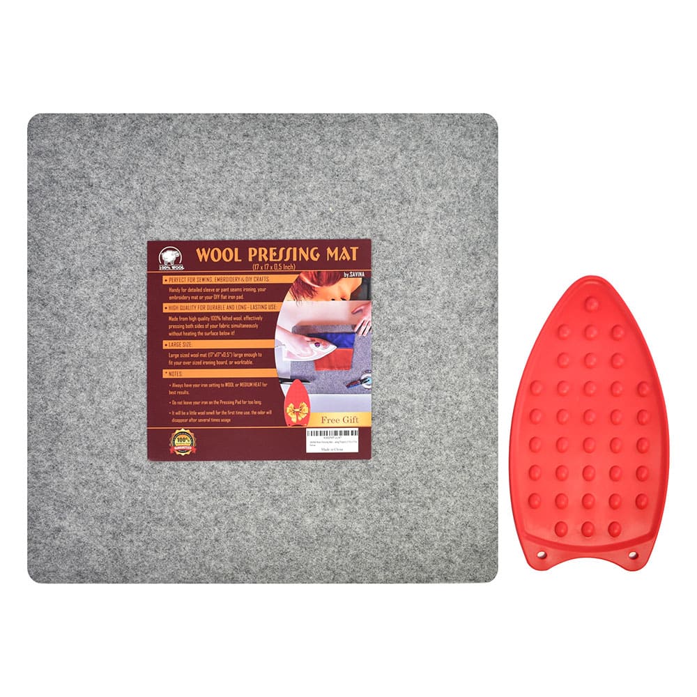 Custom Wool Ironing Mats Both Sides Heat-Reflective Non-toxic Eco-friendly Laundry Accessory Thick Pressing Pads for Sewing & Crafting