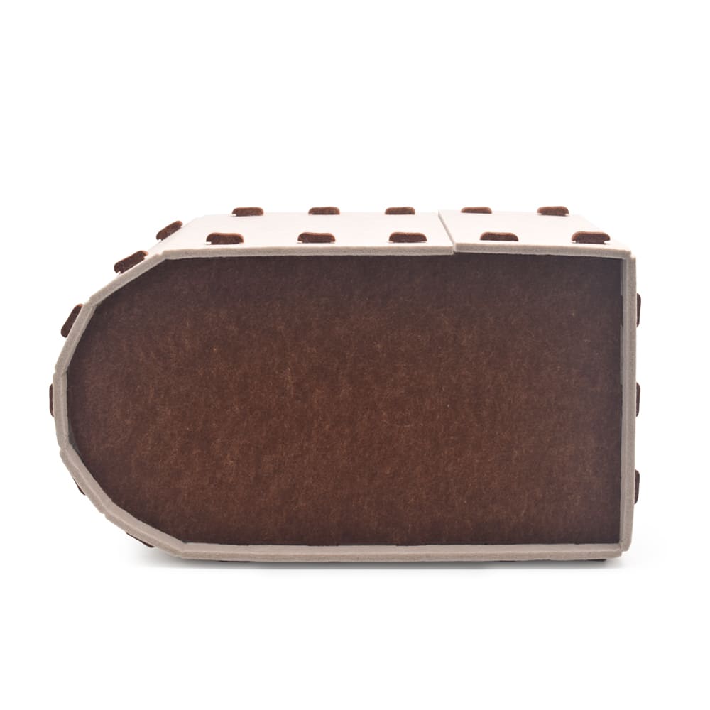 Custom ECO-friendly Pet House DIY Assembly Interlocking Felt Panels Tool-free Modular Durable Cat Cave