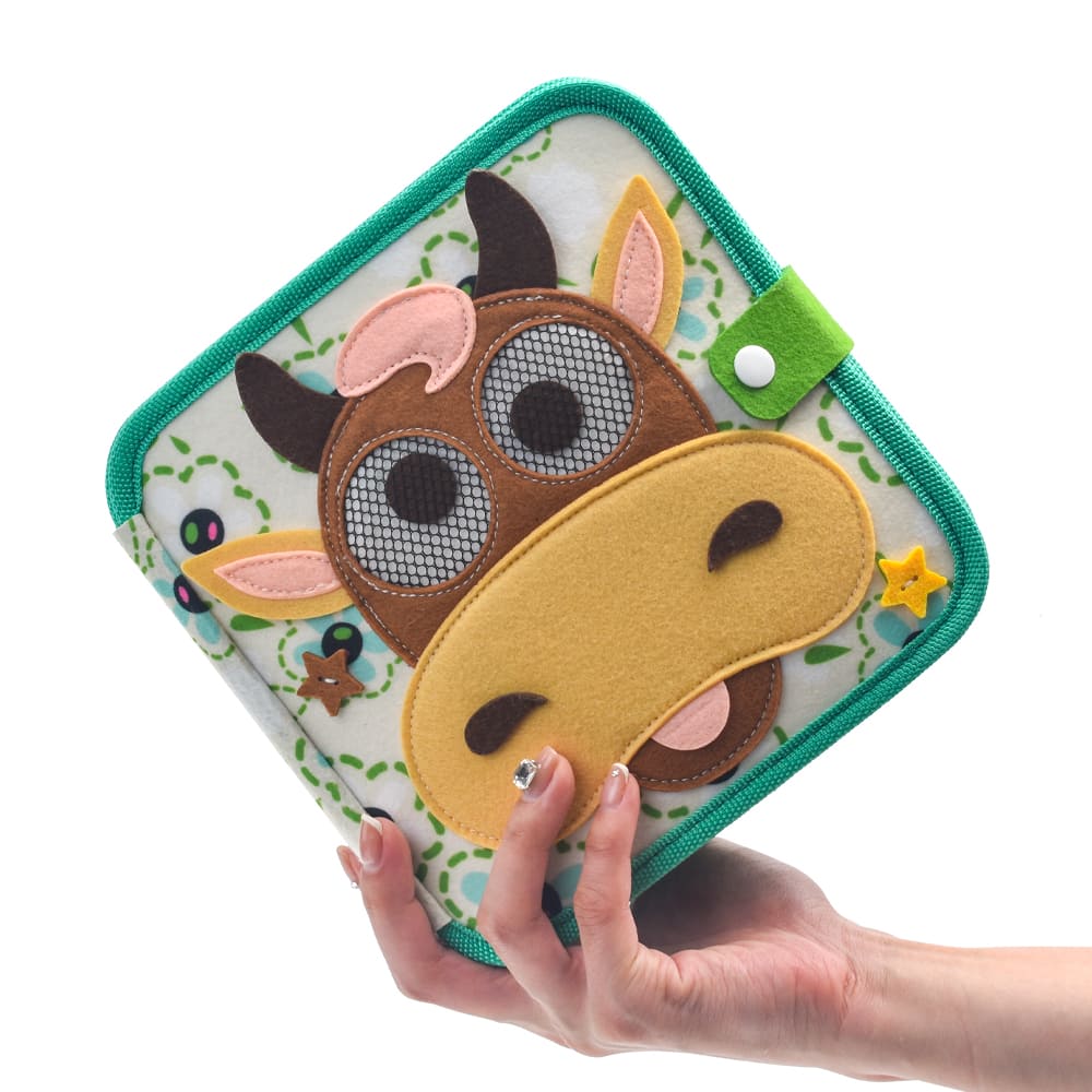 Custom Farm Quiet Book Montessori Fine Motor Skills Development Felt Cloth Early Educational Toy for Toddlers Age 1+