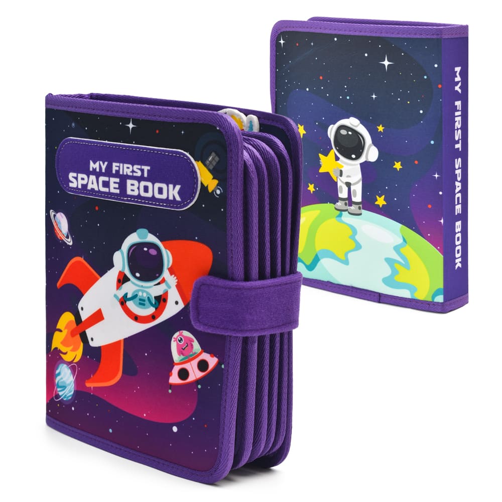 Custom Story Montessori Solar System Preschool STEM Early Educational Toy Felt Cloth Quiet Book for Toddler