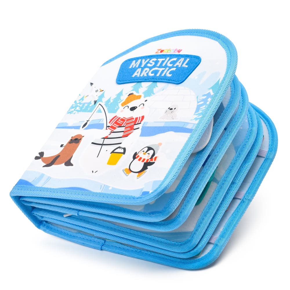 NEW DESIGN Custom Arctic Adventure Montessori Preschool Early Educational Toy Felt Cloth Quiet Book for Toddler Memory Matching