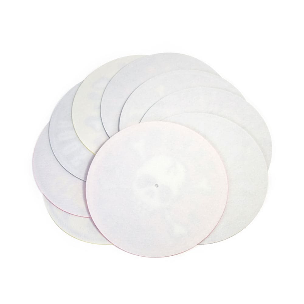 Custom Anti-Static 12-inch Felt Turntable Mat High-Density Audiophile Slipmat Vinyl Records Vibration Dampening Platter Pad for Professional Audio Accessory