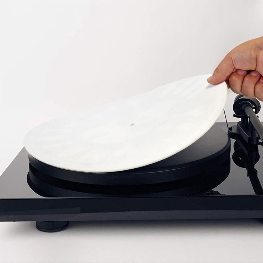 Custom Anti-Static 12-inch Felt Turntable Mat High-Density Audiophile Slipmat Vinyl Records Vibration Dampening Platter Pad for Professional Audio Accessory