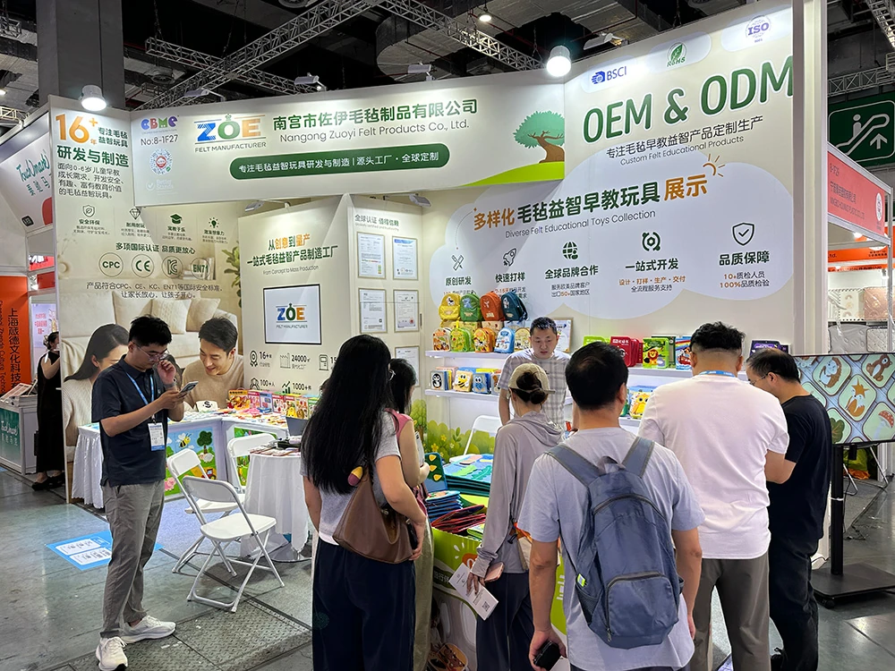 zoe felt exhibiting mother and baby felt products at cbme 2026