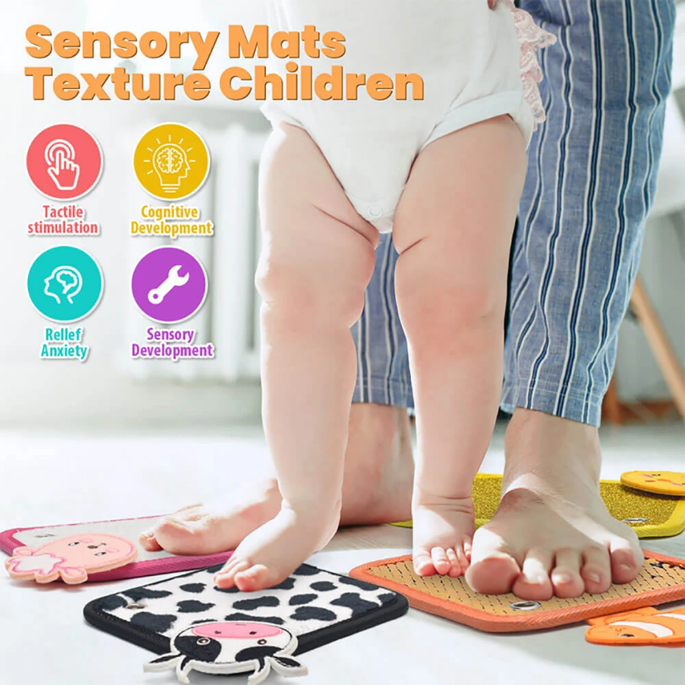 felt sensory mats for tactile and cognitive stimulation, development, and sensory relief