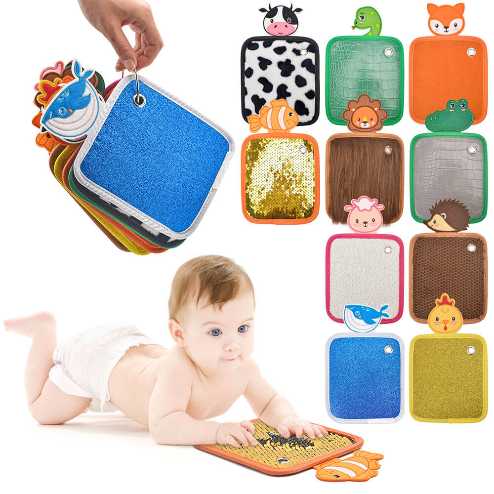 Hands & Feet 10-Piece Sensory Tiles Set Child-Safe Montessori Early Educational Sensory Learning for Toddlers 18M+