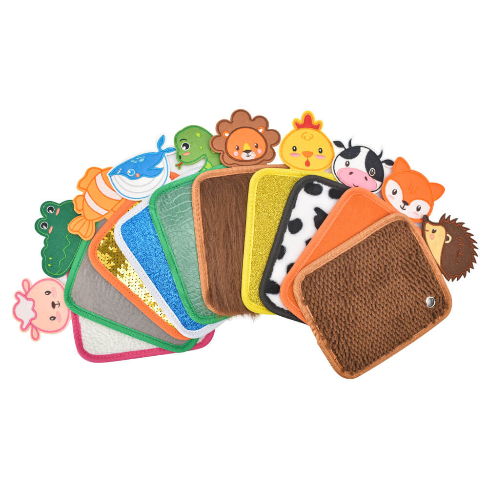 Hands & Feet 10-Piece Sensory Tiles Set Child-Safe Montessori Early Educational Sensory Learning for Toddlers 18M+