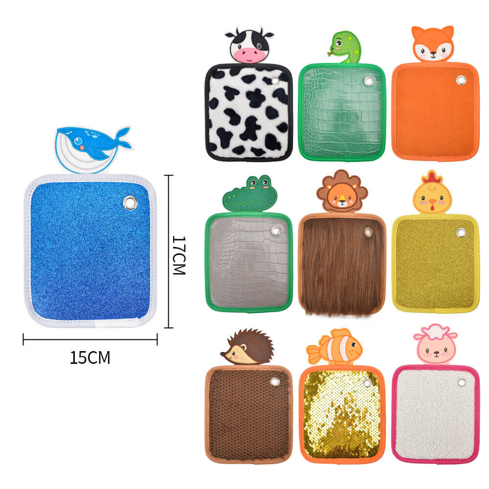 Hands & Feet 10-Piece Sensory Tiles Set Child-Safe Montessori Early Educational Sensory Learning for Toddlers 18M+