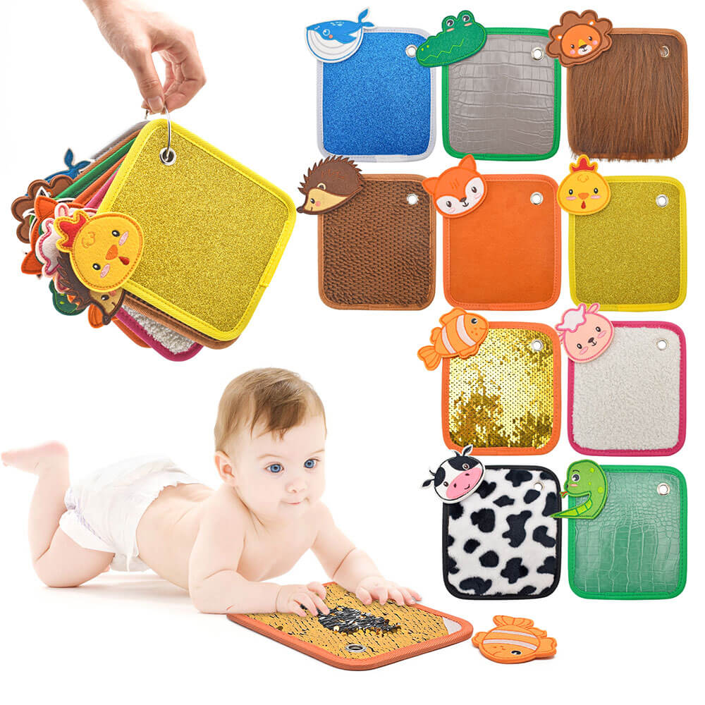 Custom 10-Piece Sensory Mats Set Child-Safe Montessori Early Educational Sensory Learning for Toddlers 3+