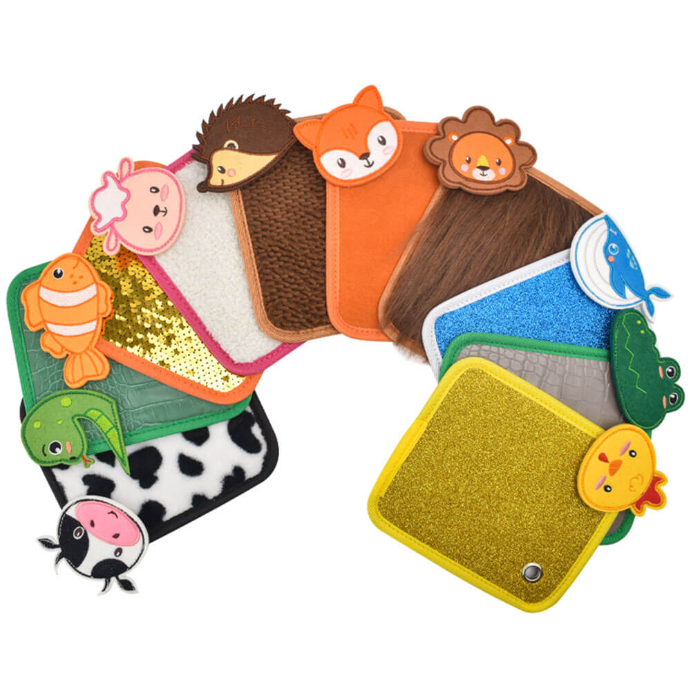 Custom 10-Piece Sensory Mats Set Child-Safe Montessori Early Educational Sensory Learning for Toddlers 3+