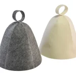 zoe 5 panel felt sauna hat for adults and children